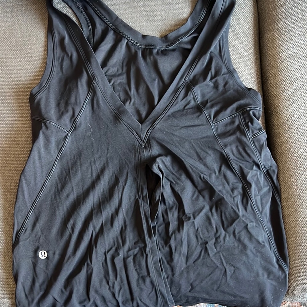 Nulu Fold Classic Fit Yoga Tank Top